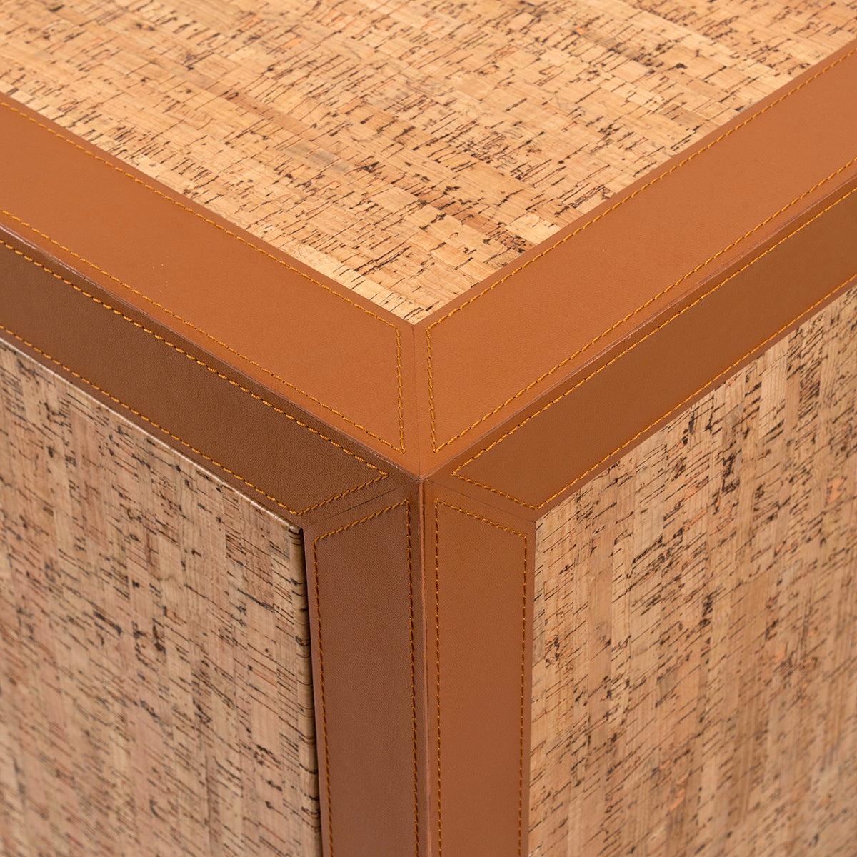 Ralf Cabinet Leather and Cork