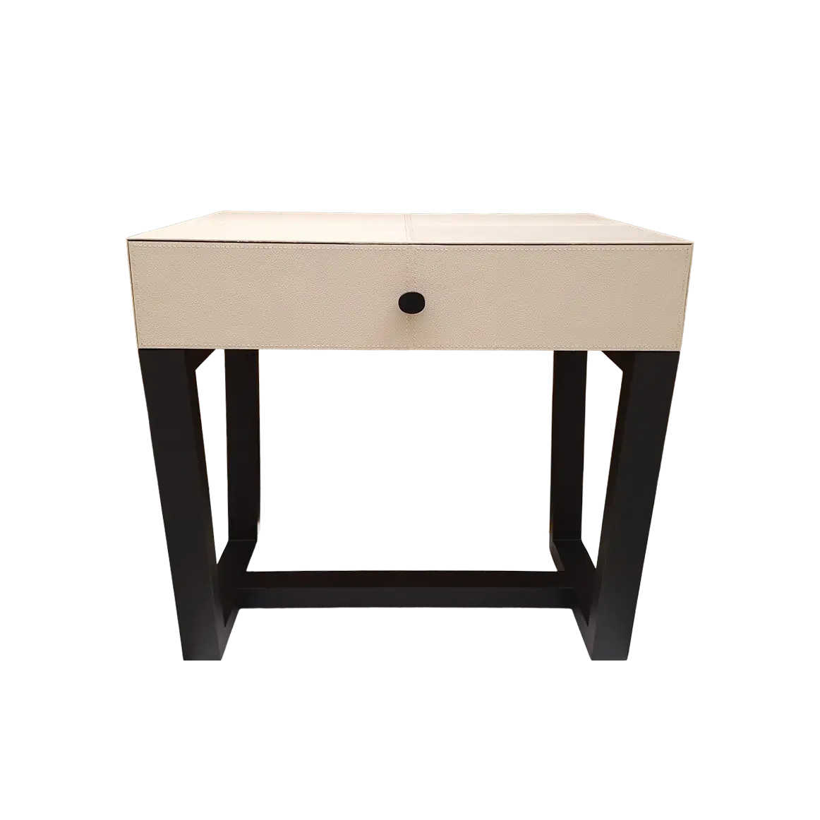 Slim Jim Side Table Pumice Leather 60cm