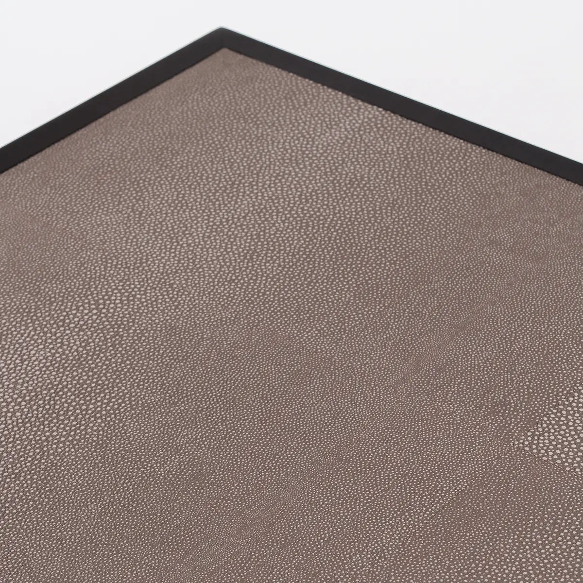 Bertie 3 Drawer Chest Grey Shagreen Leather