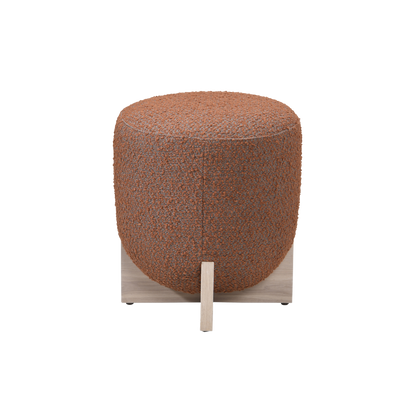 Whisper Round Burst Orange Stool